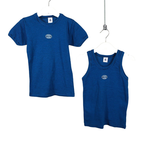 Unisex Petit Bateau - T-shirt, size 122 - 128 - Blue ()