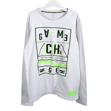 Unisex Name It - Tricot shirt, size 146 - 152 - White ()