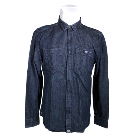 Unisex Superdry - Flannel shirt, size XL - Blue ()