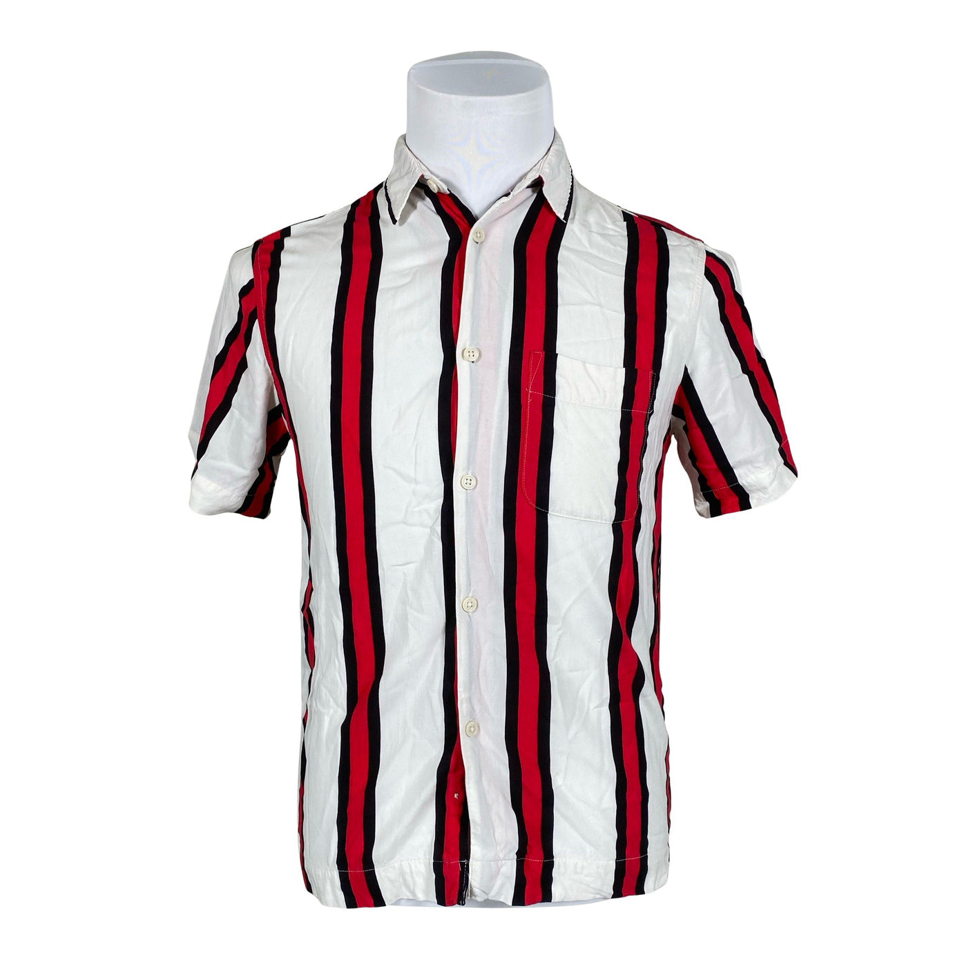 Unisex Vailent - Collared shirt, size S - Red (1)