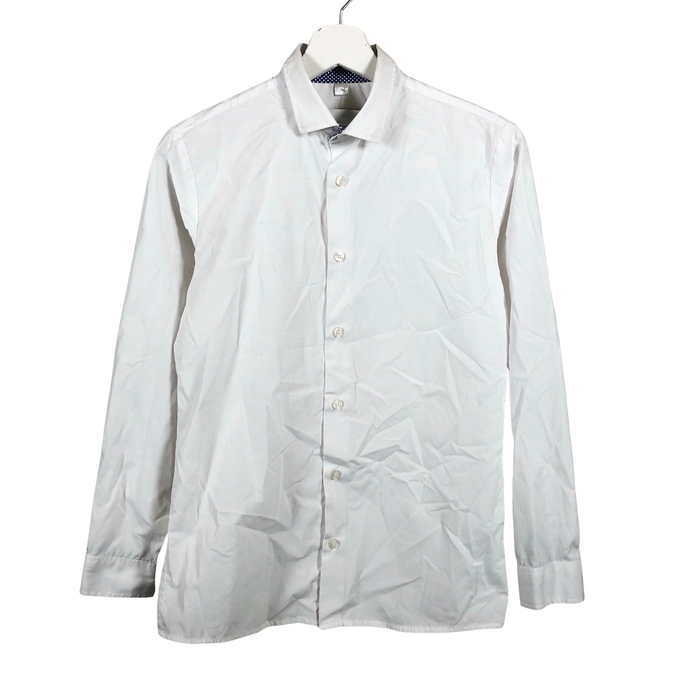 Unisex Sangar - Collared shirt, size 158 - 164 - White (1)
