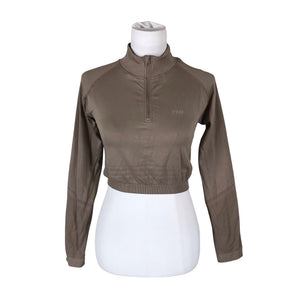 Unisex ICIW – Icaniwill - Sports shirt, long sleeve, size 38 - Brown (2)