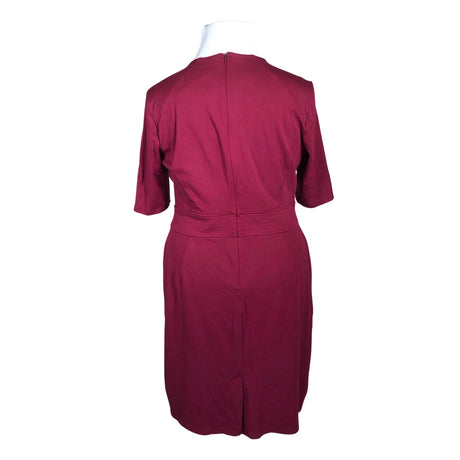 Unisex Esprit - Tricot dress, size 42 - Wine red (2)