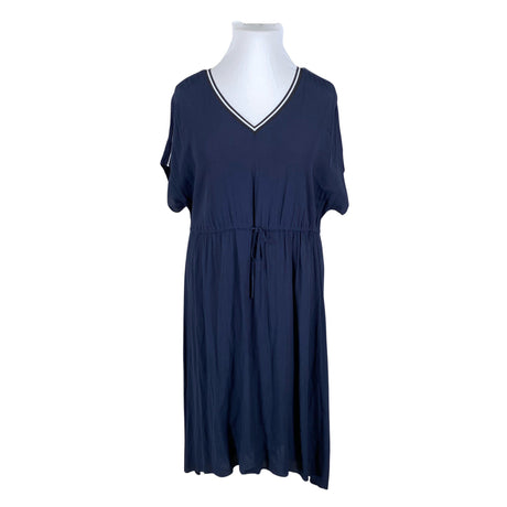 Unisex Zizzi - Schiffon dress, size 44 - Blue ()
