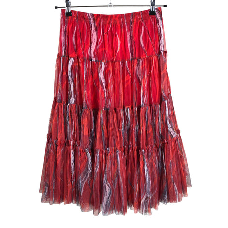 Unisex Heart - Tulle skirt, size 38 - Red ()