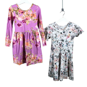 Unisex Kaiko - Tricot dress, size 122 - 128 - Light pink (1)