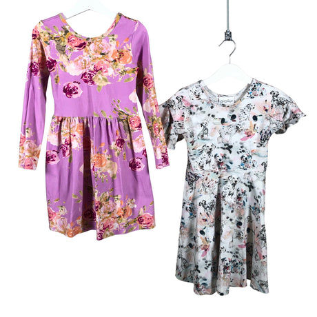 Unisex Kaiko - Tricot dress, size 122 - 128 - Light pink ()