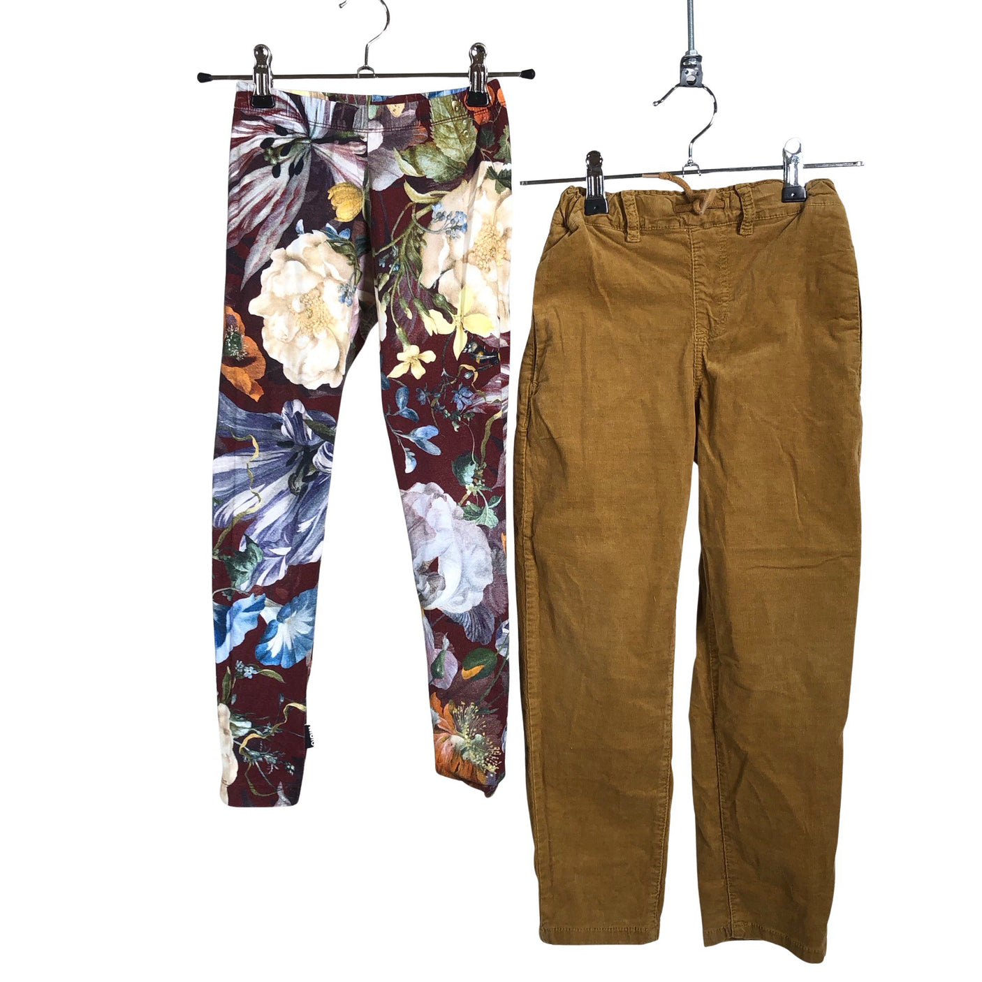 Unisex Name It - Velvet pants, size 116 - 122 - Brown (1)