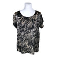 Unisex Soyaconcept - Schiffon tunic, size 38 - Black ()