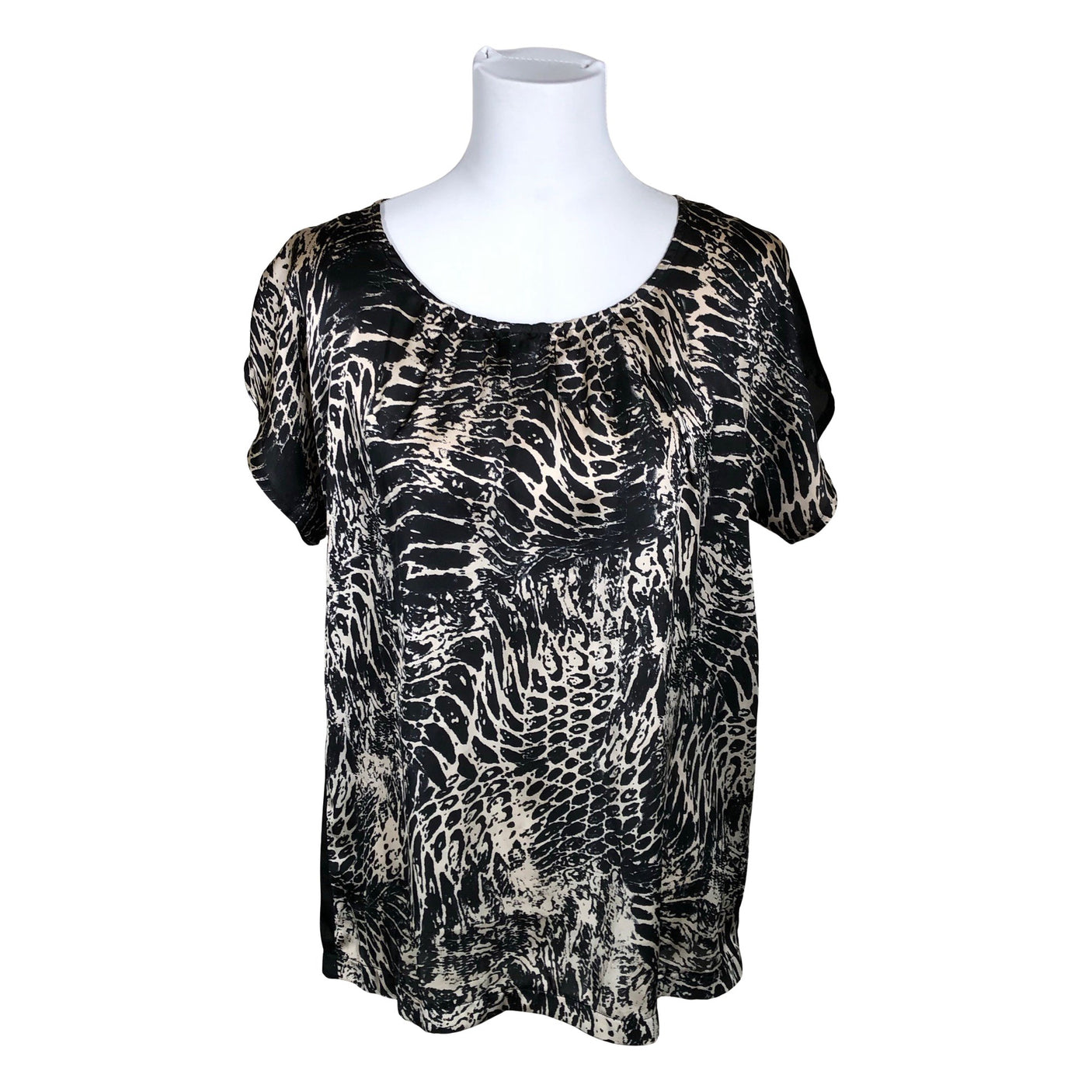 Unisex Soyaconcept - Schiffon tunic, size 38 - Black (1)