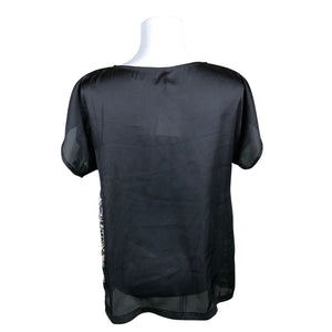 Unisex Soyaconcept - Schiffon tunic, size 38 - Black (2)