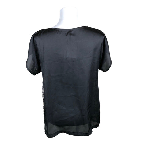 Unisex Soyaconcept - Schiffon tunic, size 38 - Black (2)