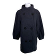 Unisex Axara - Wool coat, size 36 - Black ()