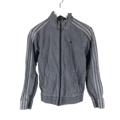 Unisex Adidas - Denim jacket, size 158 - 164 - Gray ()