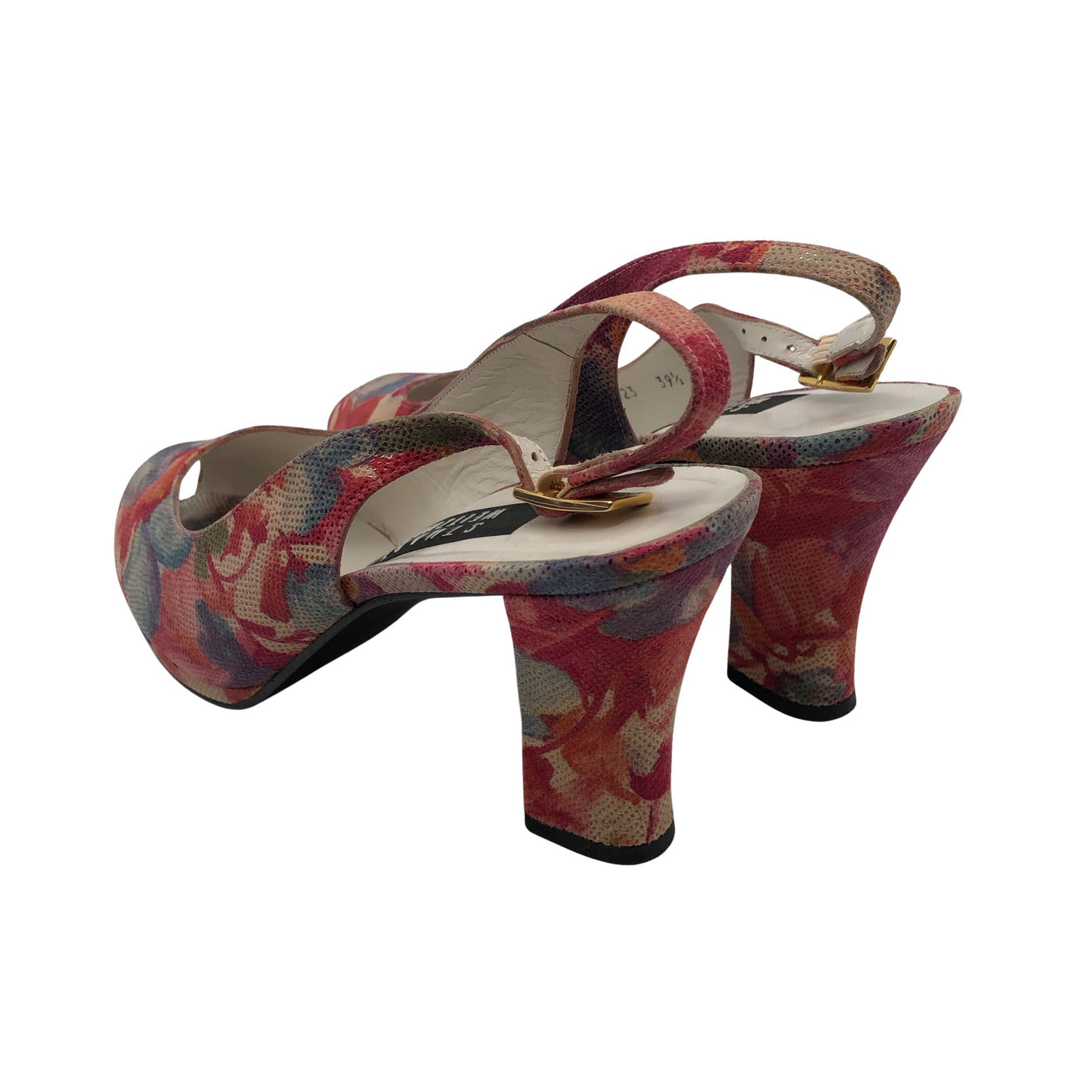 Unisex Stuart Weitzman - Open toe high heel shoes, size 39 - Red (2)