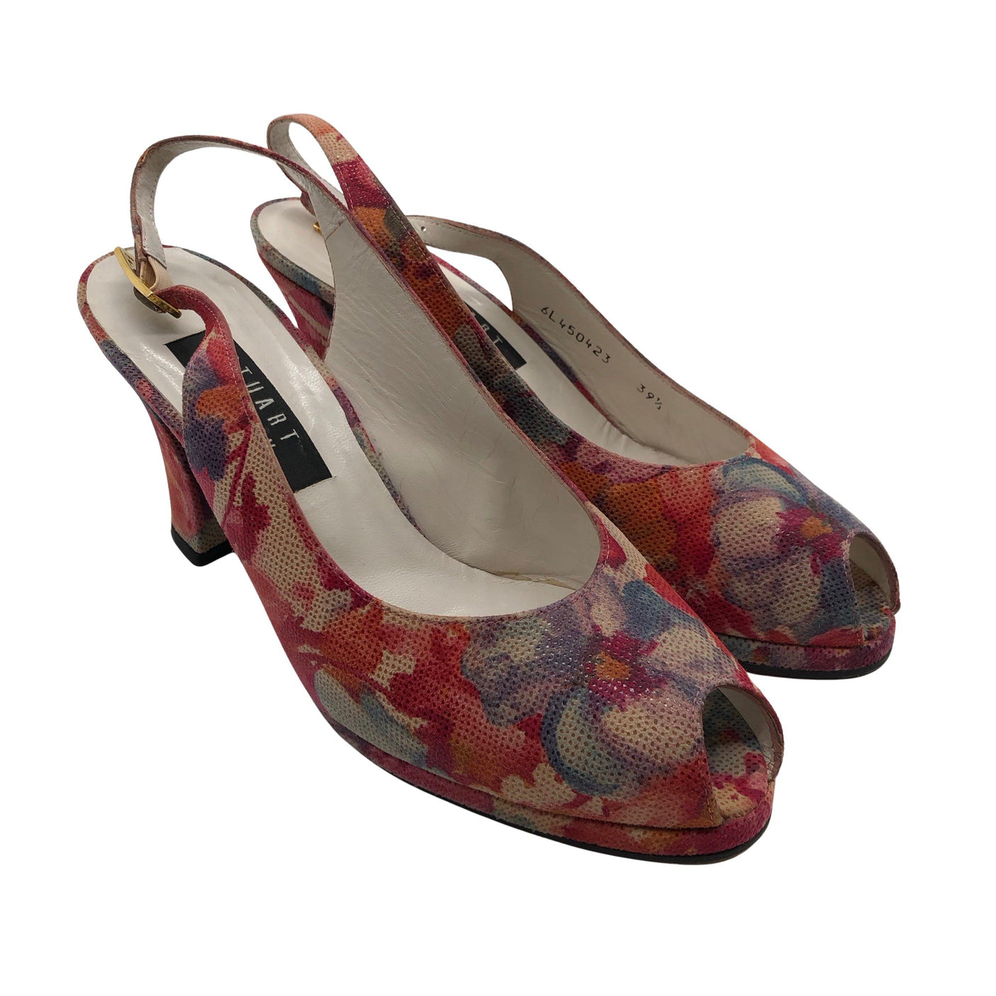 Unisex Stuart Weitzman - Open toe high heel shoes, size 39 - Red (3)