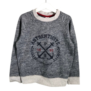 Unisex Petit Bateau - Sweatshirt, size 122 - 128 - Gray (1)