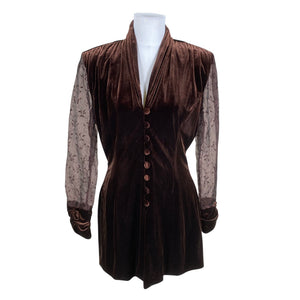 Unisex Lori Weidner - Dress jacket, size 40 - Brown (1)