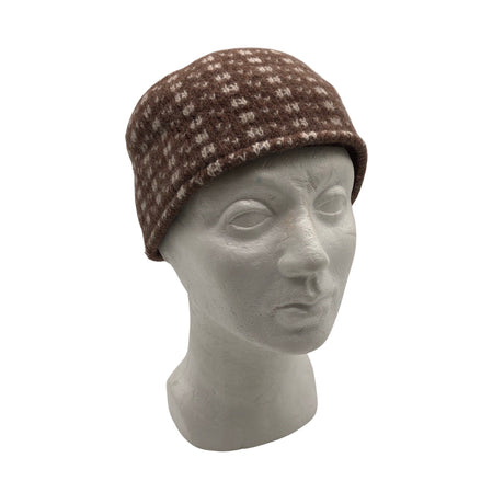 Unisex Handmade - Hat, size 54 - 56 cm - Brown ()