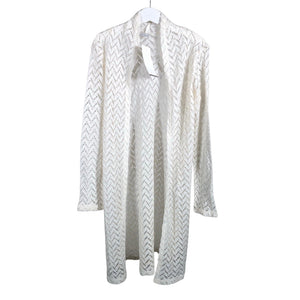 Unisex Lindex - Cardigan, size 134 - 140 - Natural white (1)