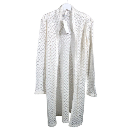 Unisex Lindex - Cardigan, size 134 - 140 - Natural white ()