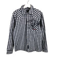 Unisex Lindex - Collared shirt, size 140 - 146 - Blue ()