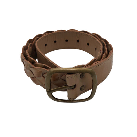Unisex Nini's - Leather belt, size No size - Beige ()