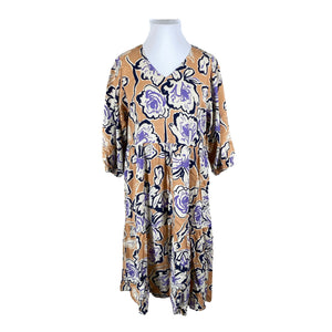 Unisex Nanso - Schiffon dress, size 42 - Orange (1)