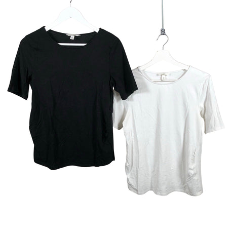 Unisex H&M Mama - T-shirt, size 38 - White ()