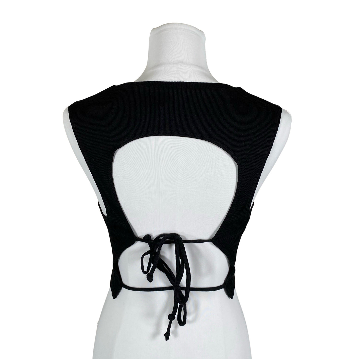 Unisex Reformation - Tricot tank top, size 36 - Black (2)