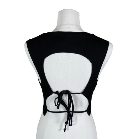 Unisex Reformation - Tricot tank top, size 36 - Black (2)