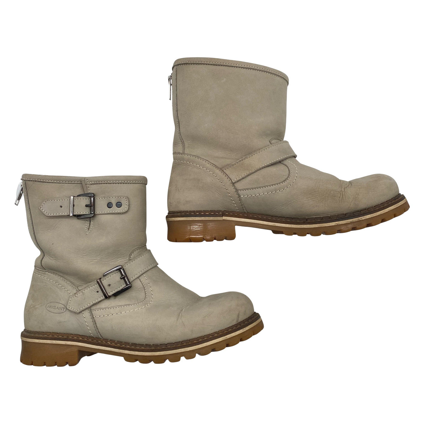 Unisex Migant - Ankle boots, size 40 - Beige (1)
