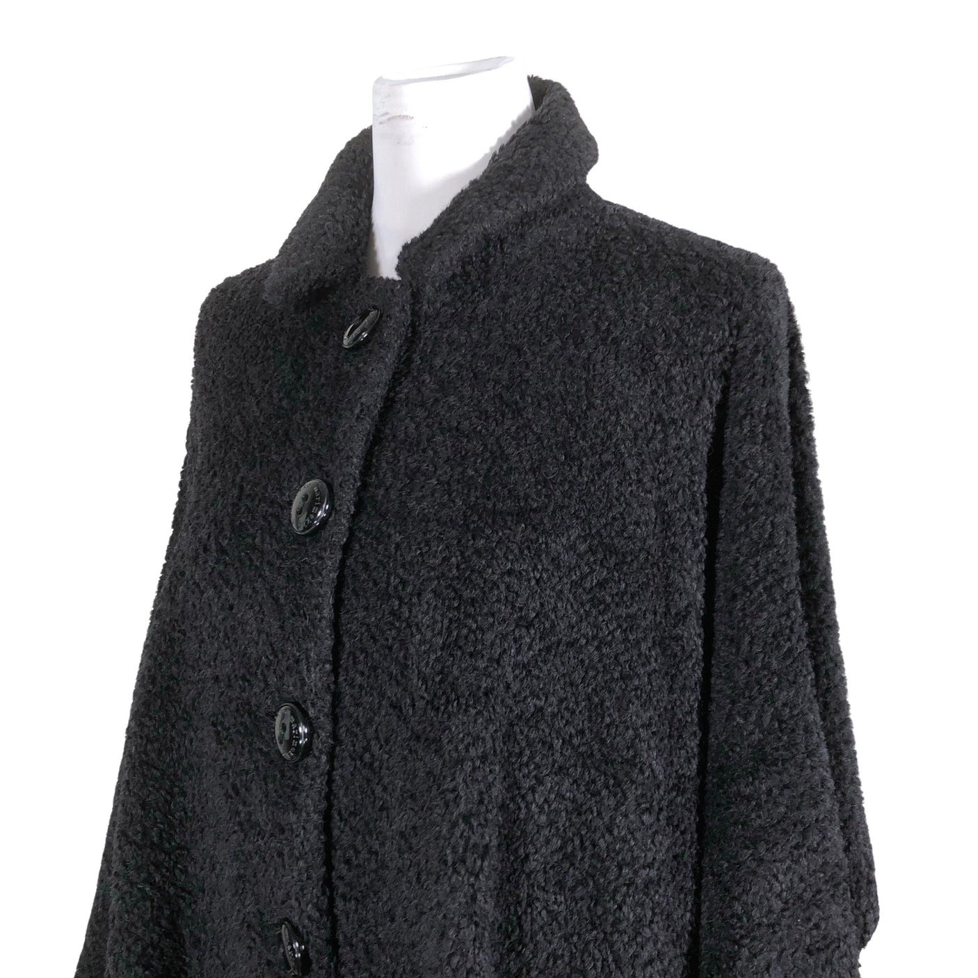 Unisex Marimekko - Wool coat, size 38 - Black (2)