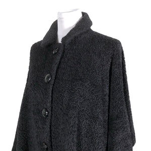 Unisex Marimekko - Wool coat, size 38 - Black (2)