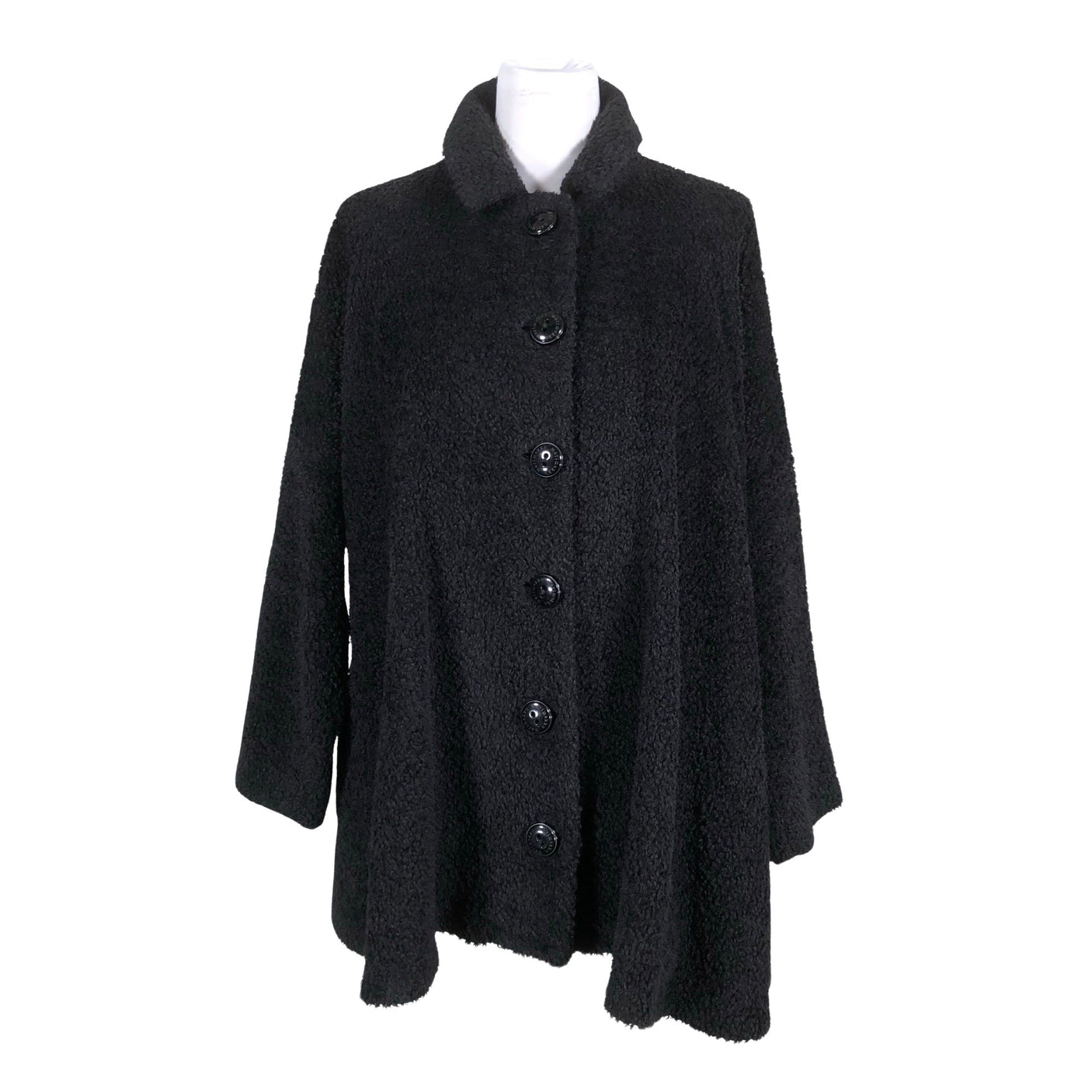 Unisex Marimekko - Wool coat, size 38 - Black (1)