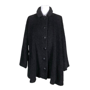 Unisex Marimekko - Wool coat, size 38 - Black (1)