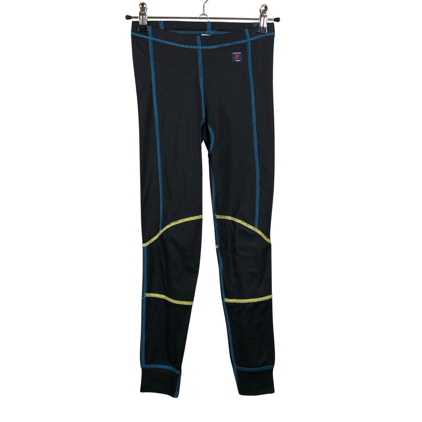 Unisex Polarn O. Pyret - Thermal pants, size 122 - 128 - Black (1)