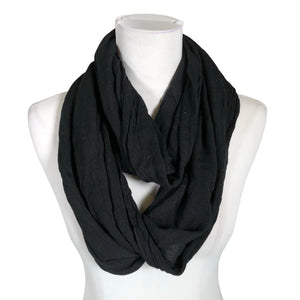 Unisex Lasessor - Circle scarf, size Midi - Black (1)