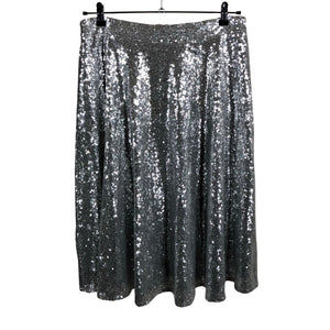 Unisex Na-KD - Party skirt, size 42 - Silver (1)