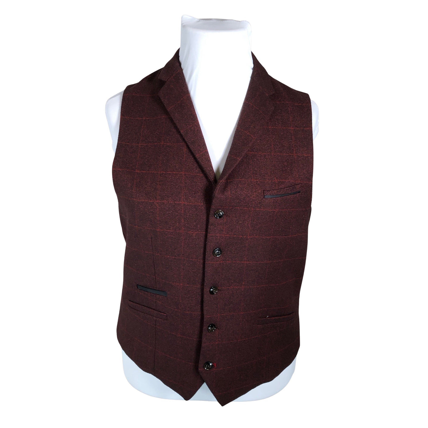 Unisex House of Cavani - Vest, size 52 - Wine red (1)