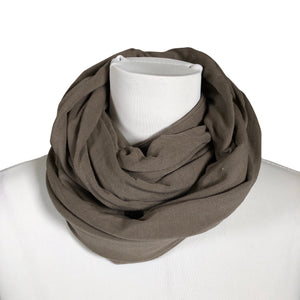 Unisex Your Face - Circle scarf, size Midi - Brown (1)