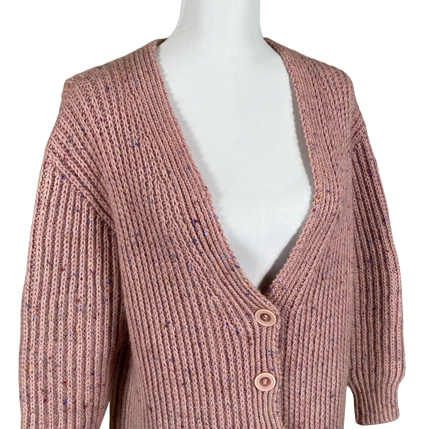 Unisex Handmade - Cardigan, size 40 - Light pink (3)
