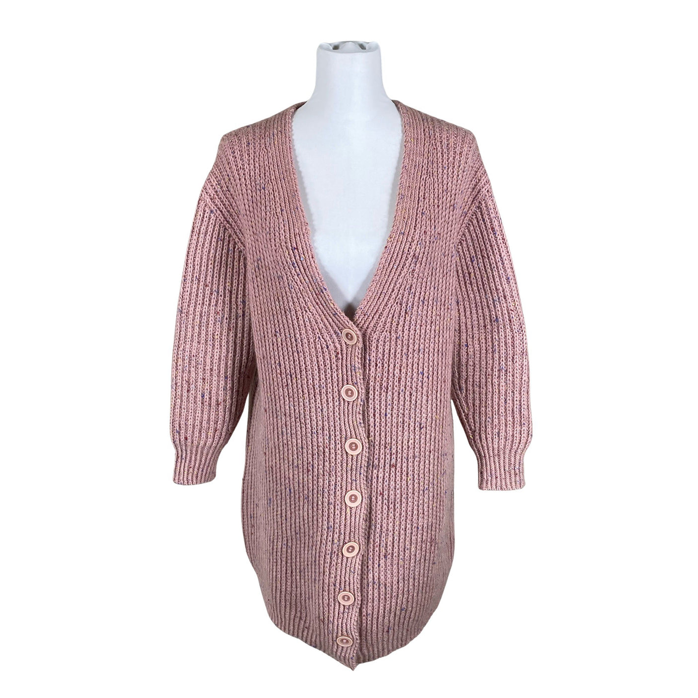 Unisex Handmade - Cardigan, size 40 - Light pink (1)