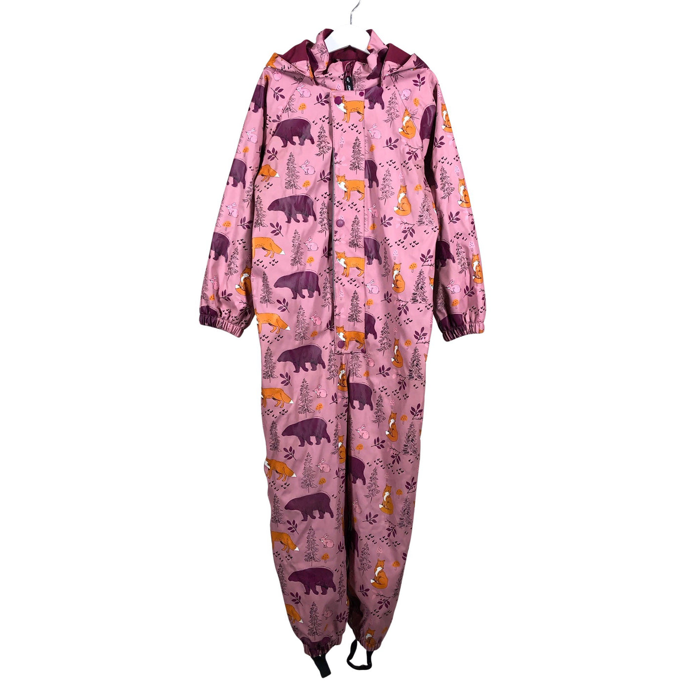 Unisex Jonathan - Rain overall, size 116 - 122 - Light pink (1)