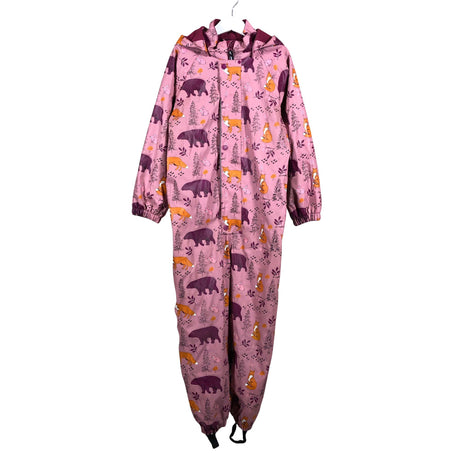 Unisex Jonathan - Rain overall, size 116 - 122 - Light pink ()