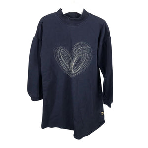 Unisex POMPdeLUX - Sweatshirt dress, size 122 - 128 - Blue (1)