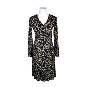 Unisex Cream - Tricot dress, size 34 - Blue (1)