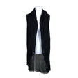 Unisex Taifun - Knit vest, size 36 - Black ()
