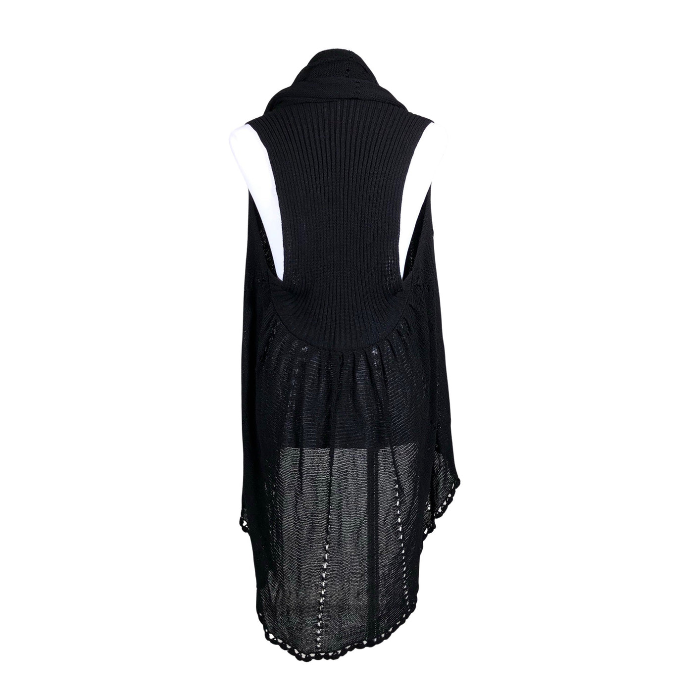 Unisex Taifun - Knit vest, size 36 - Black (2)