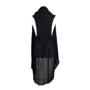 Unisex Taifun - Knit vest, size 36 - Black (2)